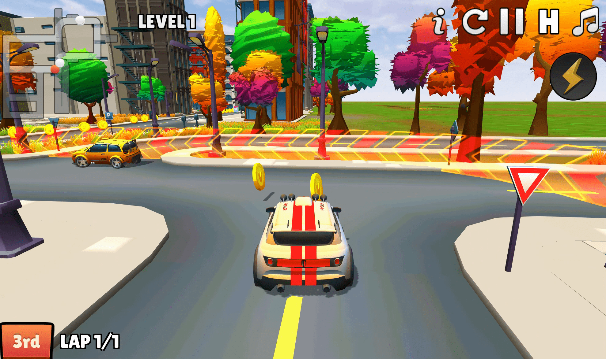 2 Player Battle Car Racing Screenshot 1