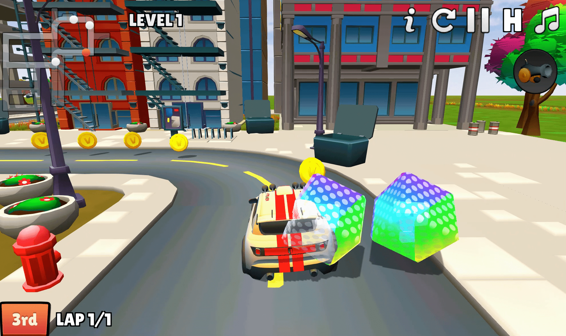 2 Player Battle Car Racing Screenshot 4