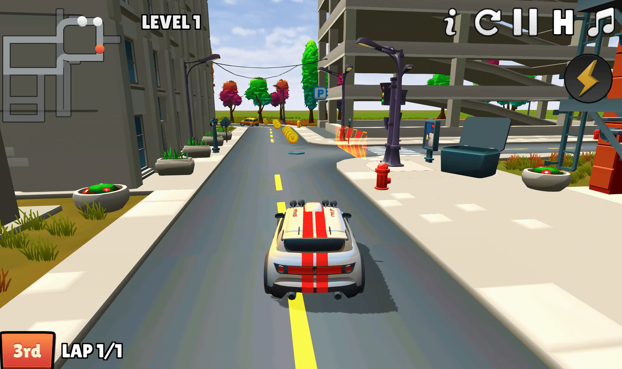 2 Player Battle Car Racing Screenshot 6