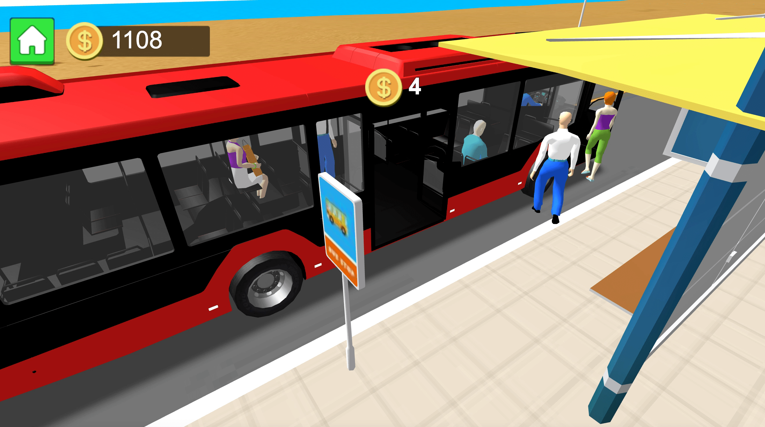 Real Bus Simulator 3D Screenshot 6 Real Bus Simulator 3D Screenshot 6