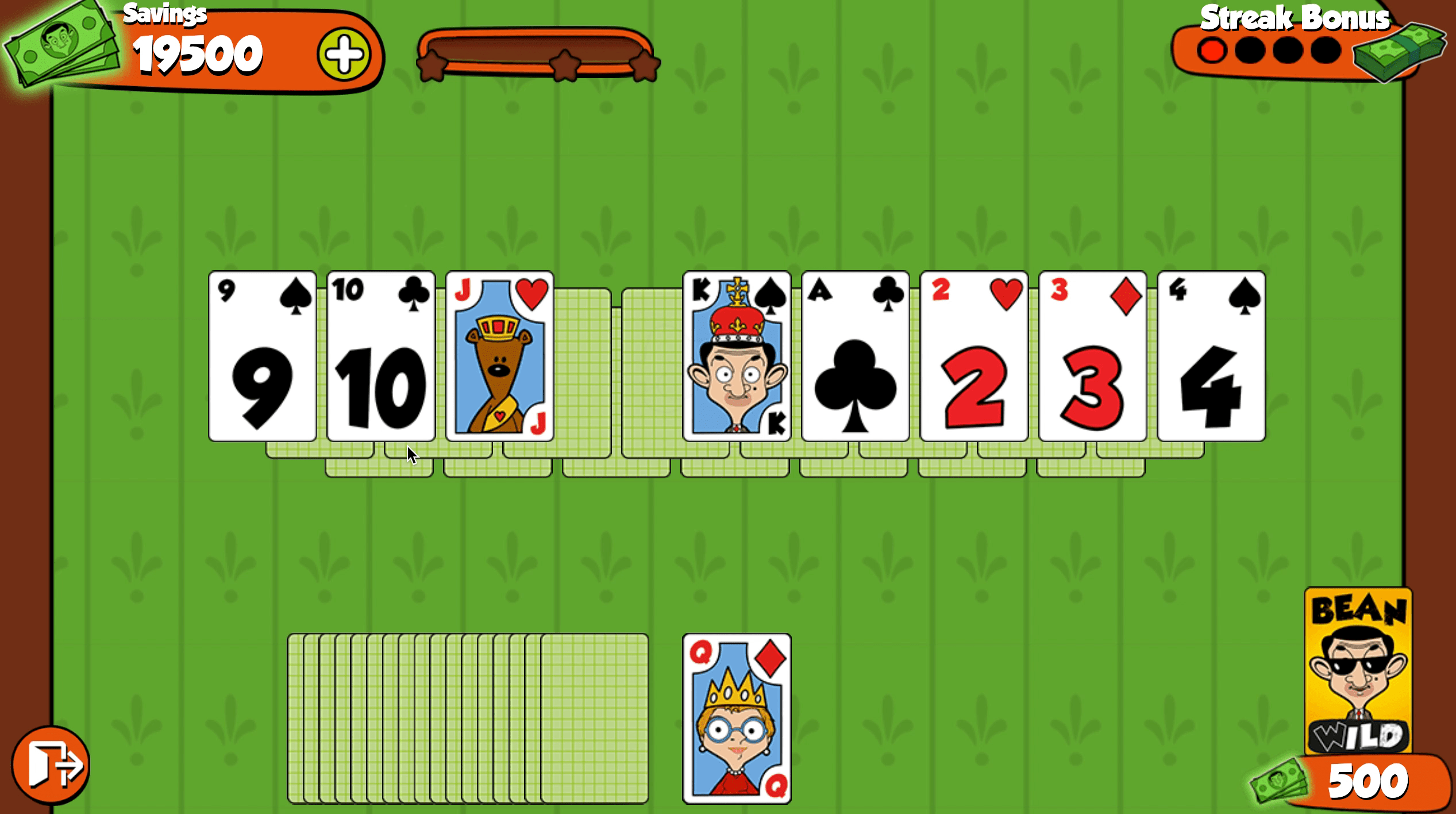 Mr. Bean Solitaire Adventures Screenshot 10