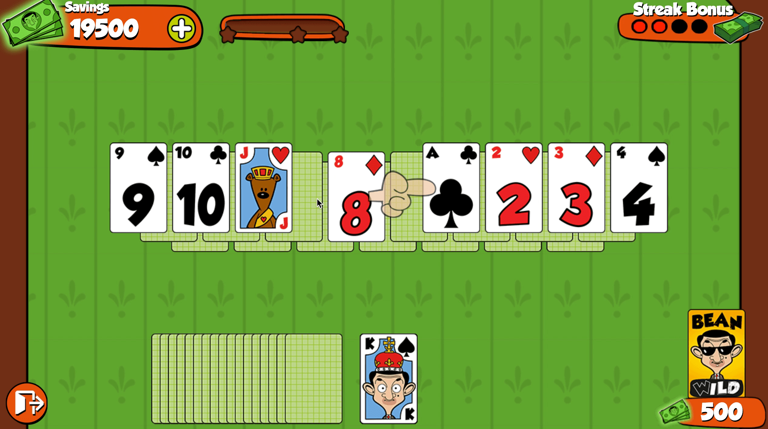 Mr. Bean Solitaire Adventures Screenshot 5