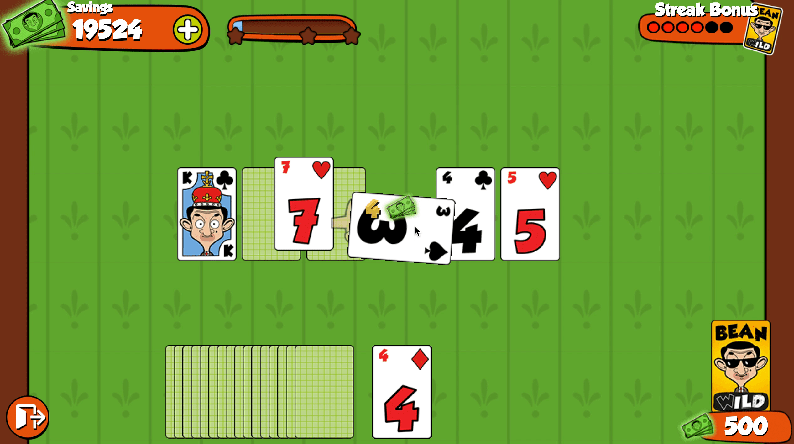 Mr. Bean Solitaire Adventures Screenshot 9