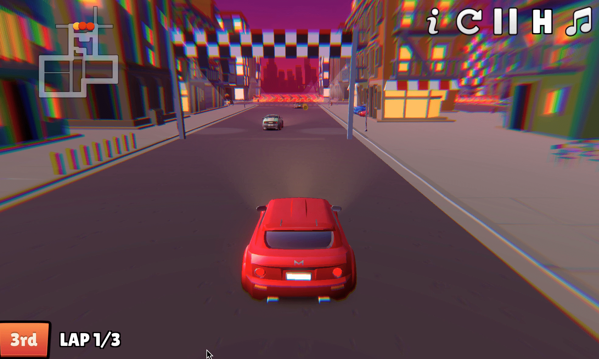 2 Player Police Racing Screenshot 3
