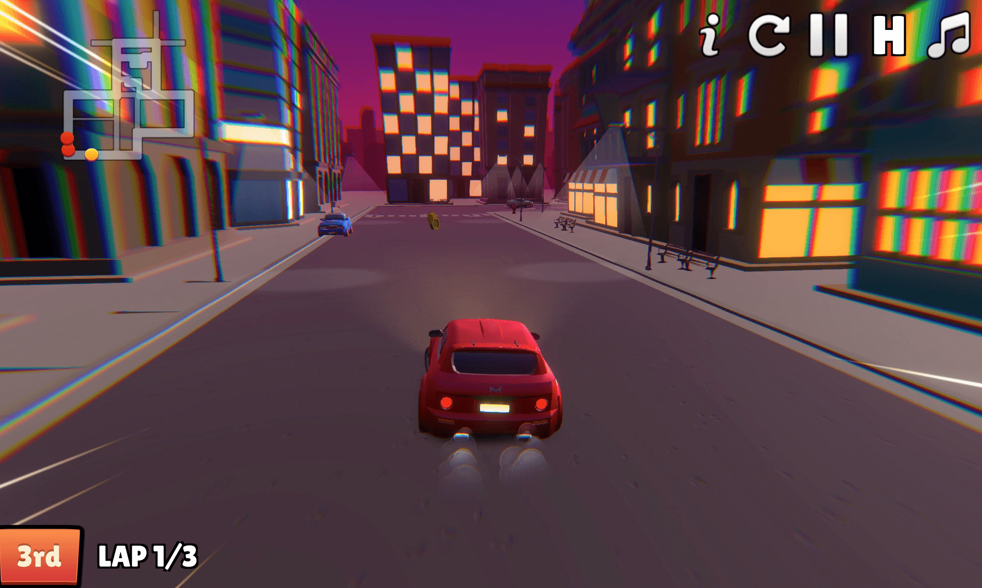 2 Player Police Racing Screenshot 4