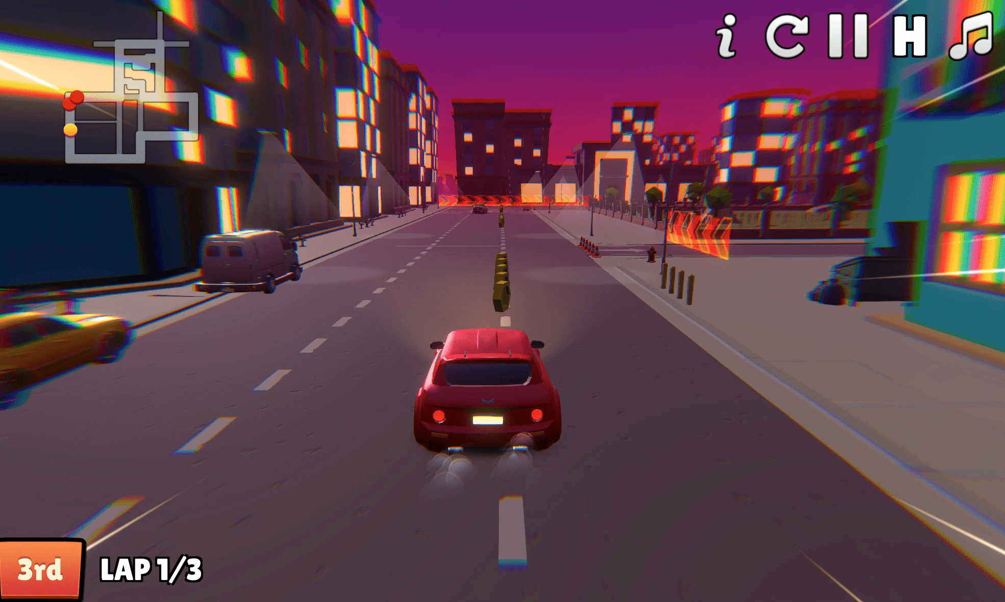 2 Player Police Racing Screenshot 8