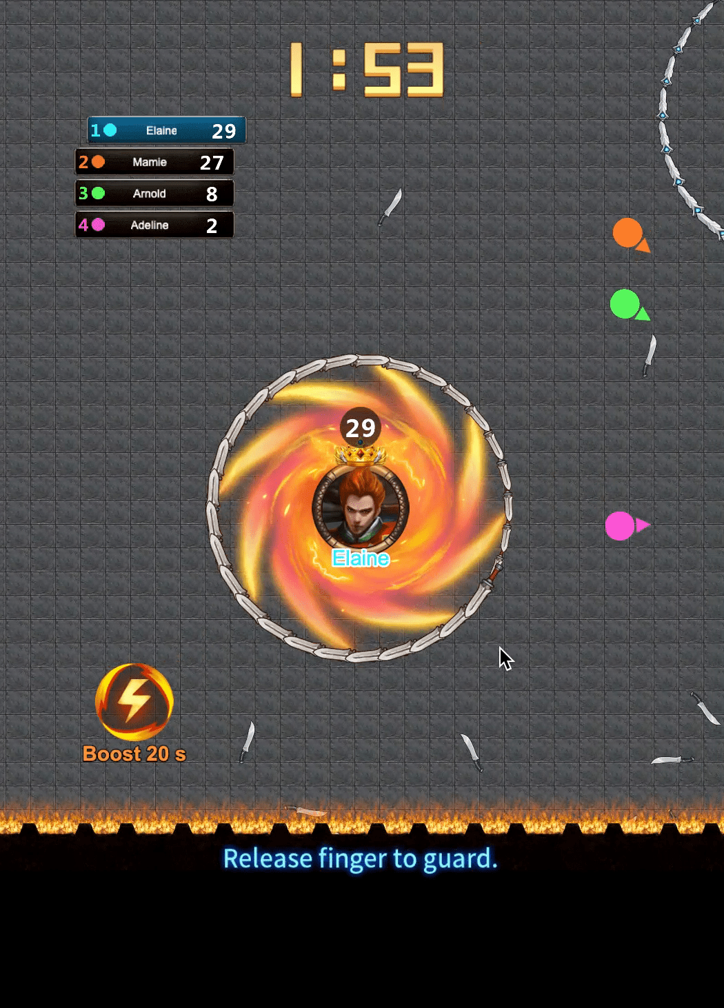 Knives Crash.io Screenshot 2 Knives Crash.io Screenshot 2