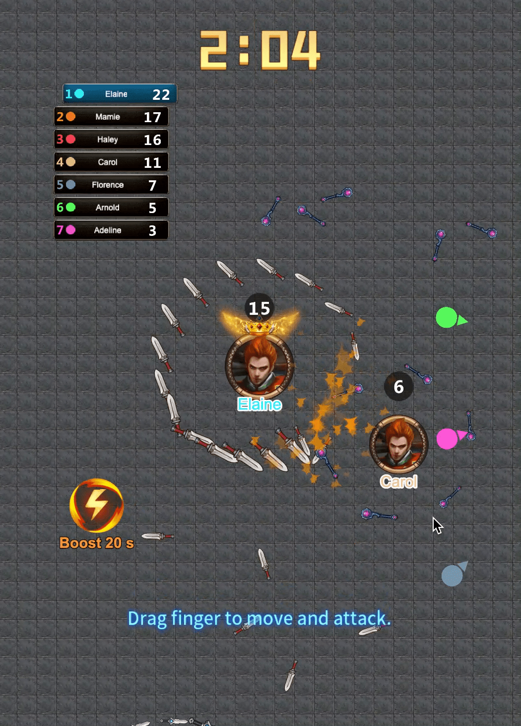 Knives Crash.io Screenshot 5 Knives Crash.io Screenshot 5