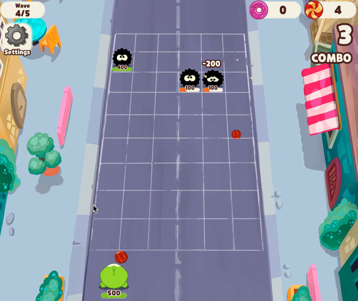 Om Nom Bounce Screenshot 1