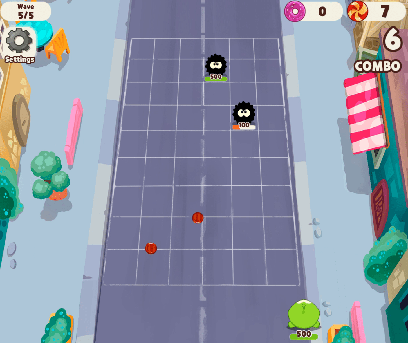 Om Nom Bounce Screenshot 2