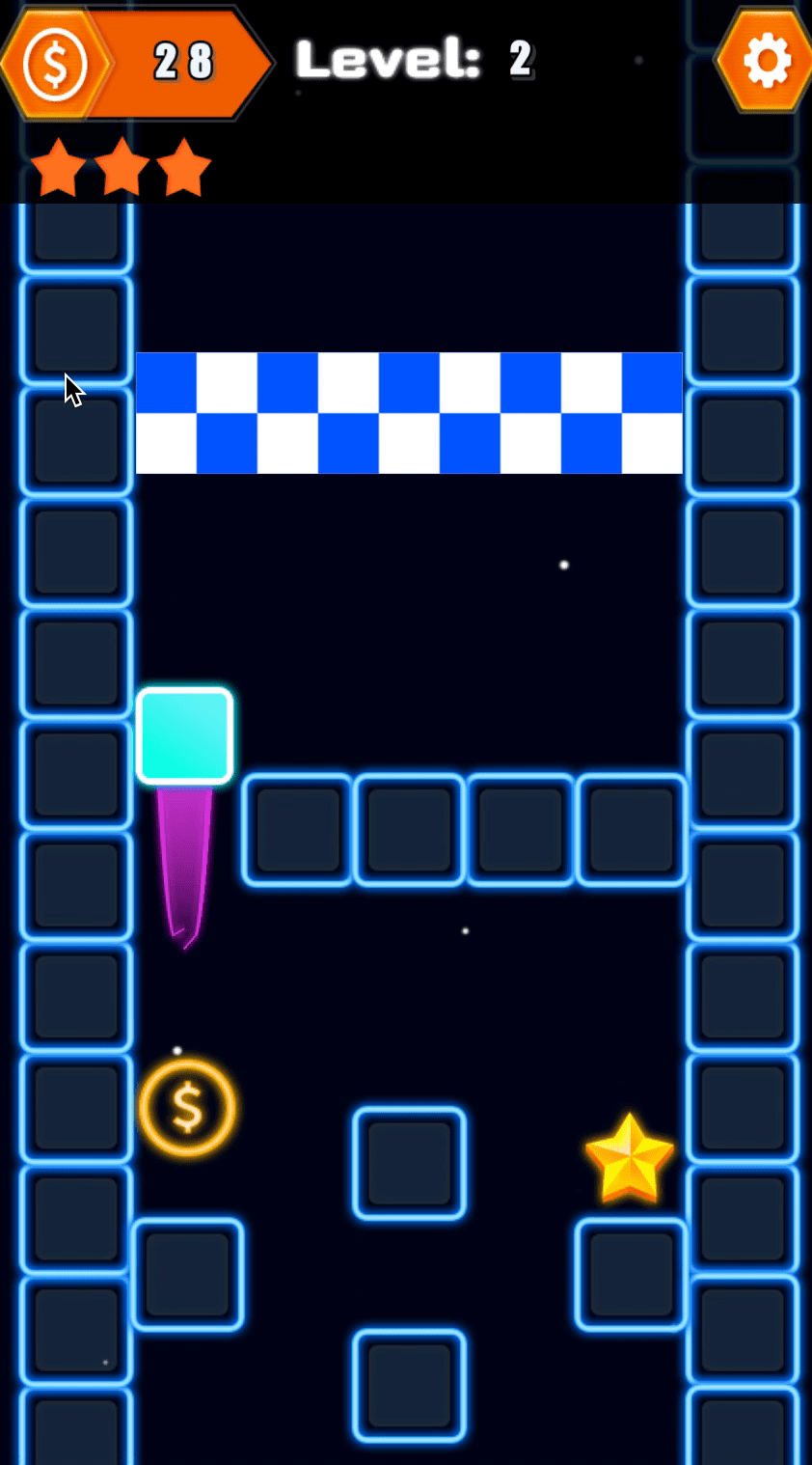 Neon Tile Rush Screenshot 1