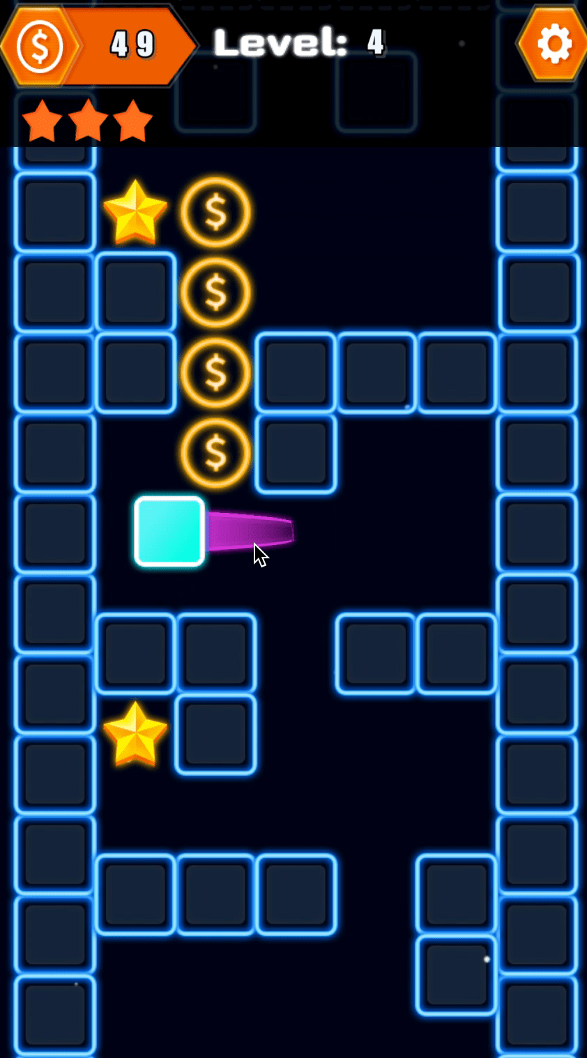 Neon Tile Rush Screenshot 3