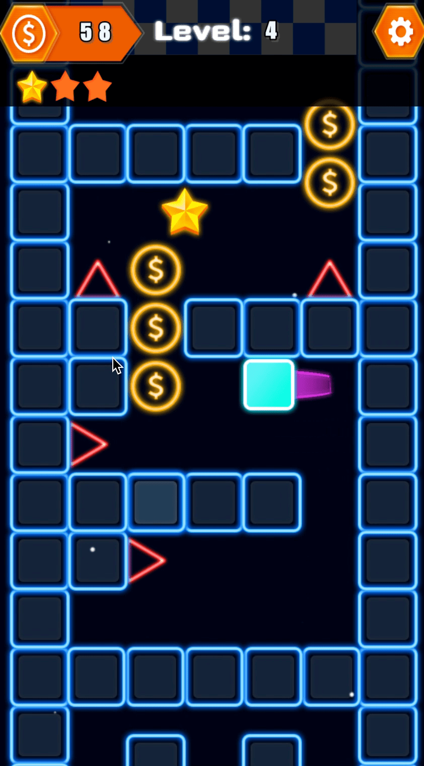 Neon Tile Rush Screenshot 9