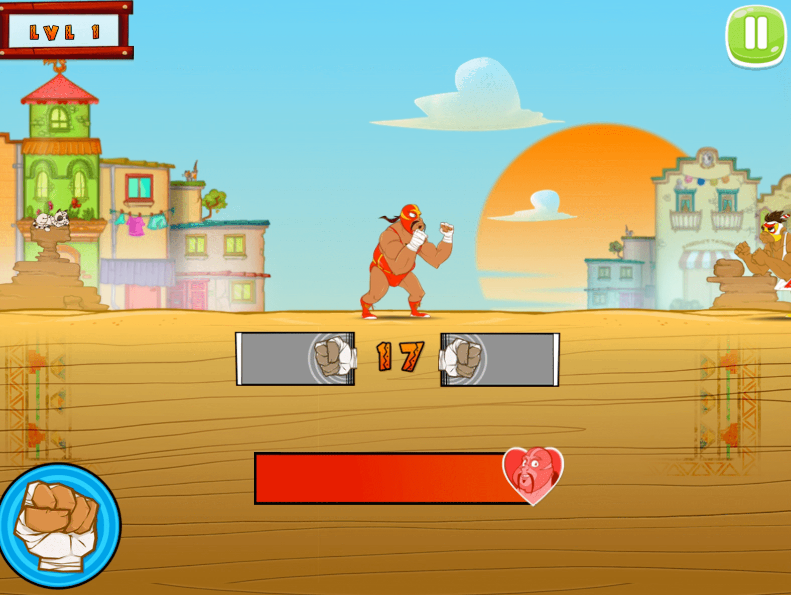 Super Wrestlers Slaps Fury Screenshot 6