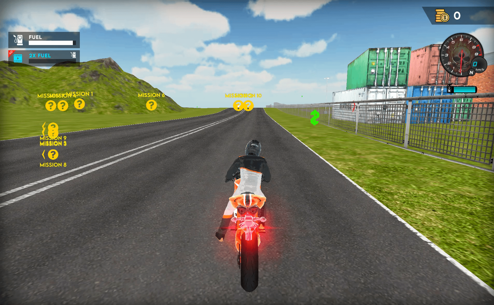 Flying Motorbike Driving Simulator Screenshot 2
