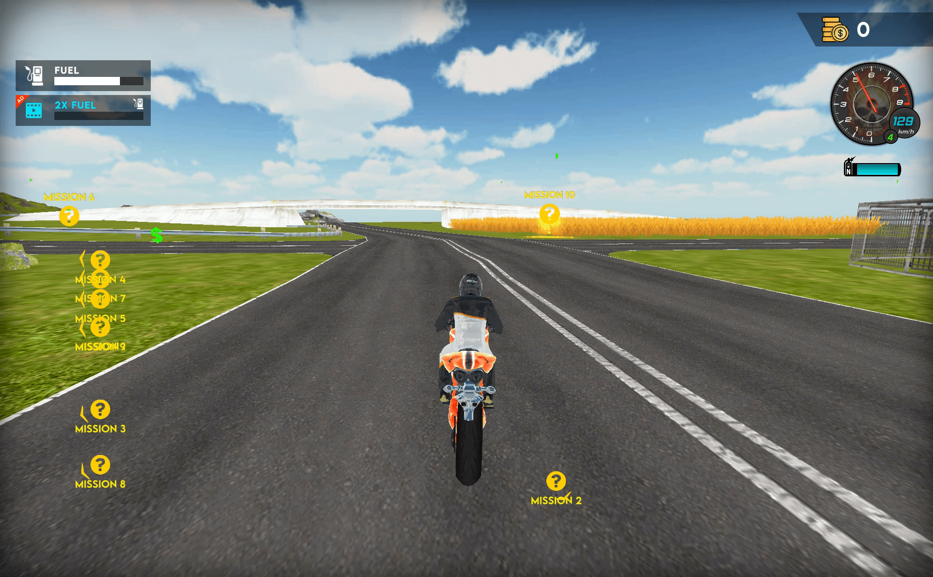 Flying Motorbike Driving Simulator Screenshot 4