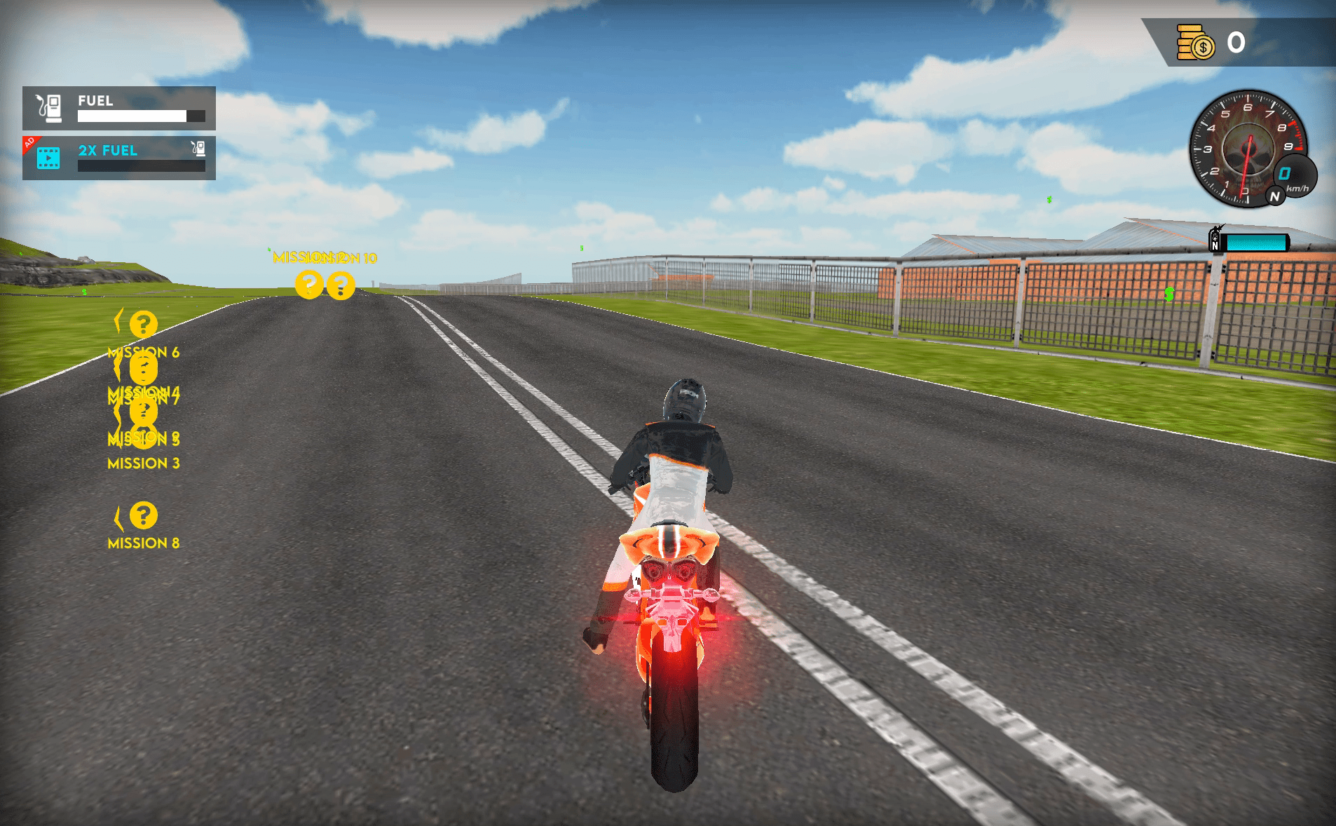 Flying Motorbike Driving Simulator Screenshot 7