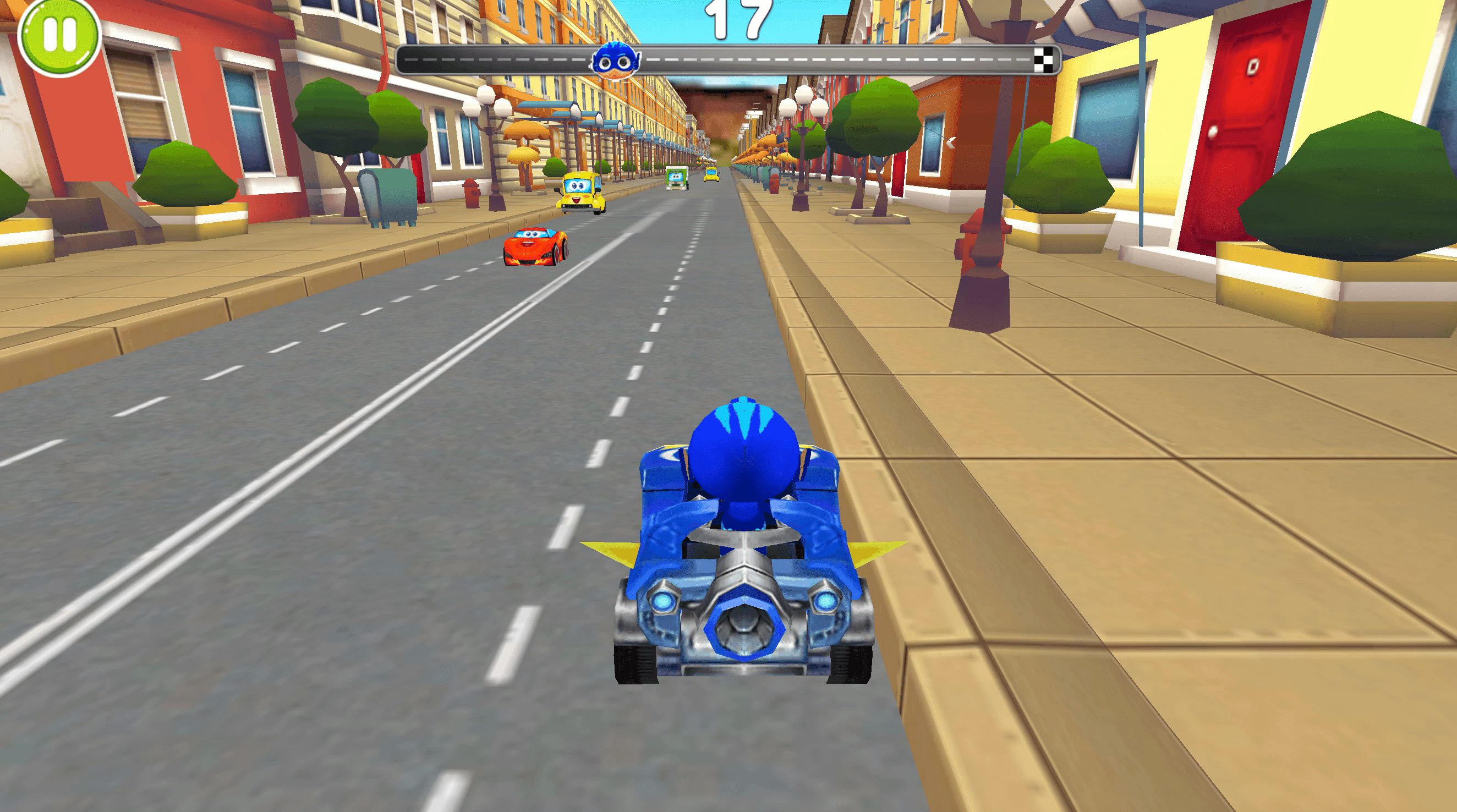 Masks Heroes Racing Kid Screenshot 1