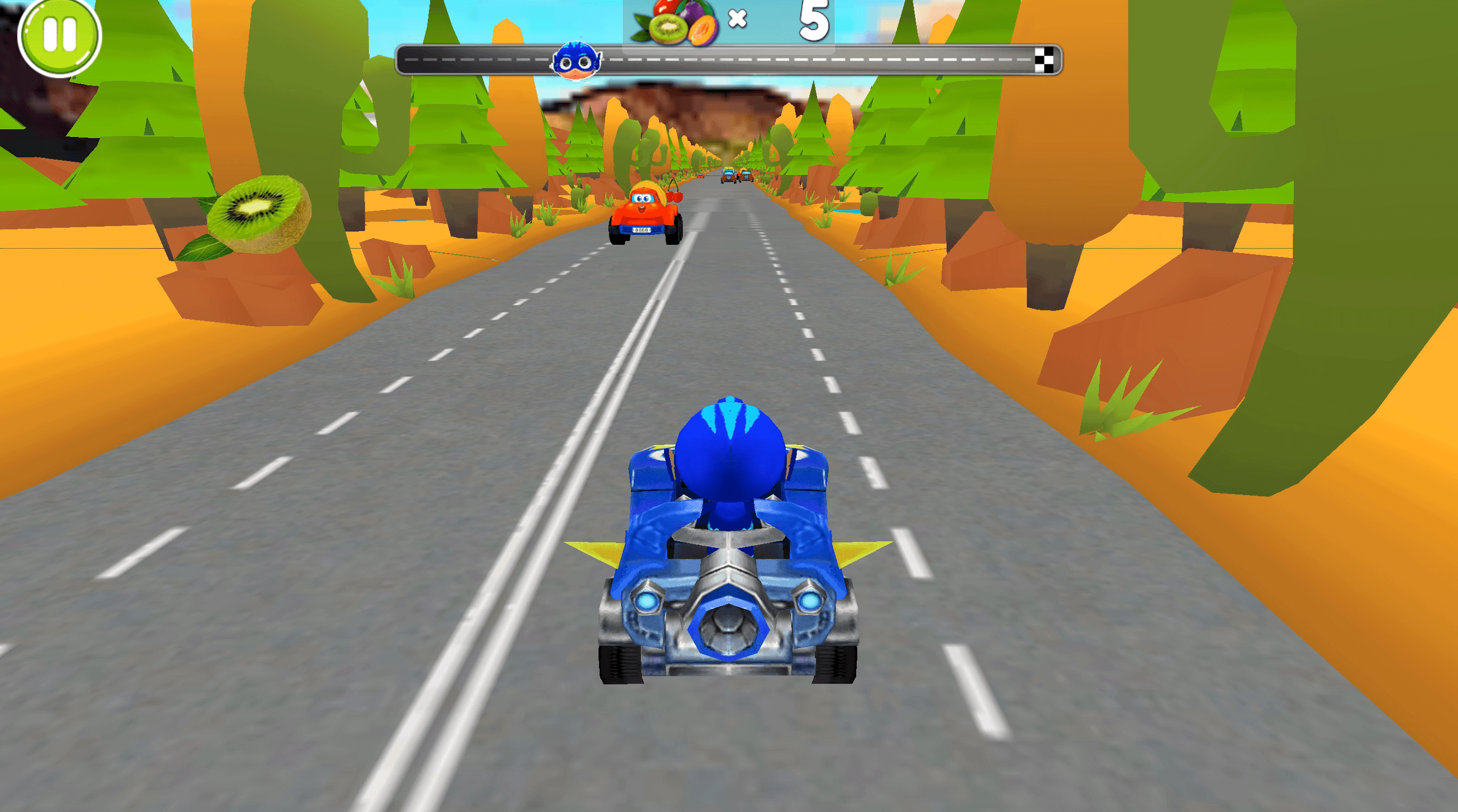 Masks Heroes Racing Kid Screenshot 2