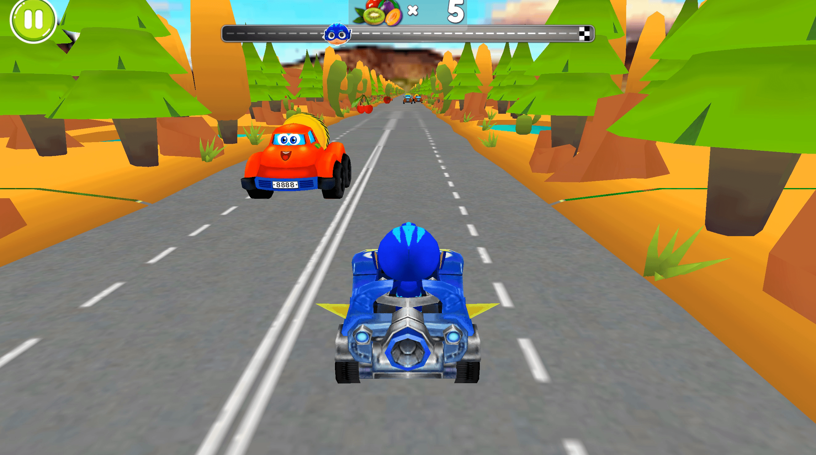 Masks Heroes Racing Kid Screenshot 8