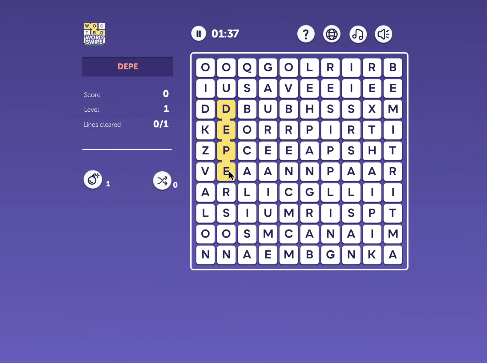 Word Swipe Screenshot 7 Word Swipe Screenshot 7