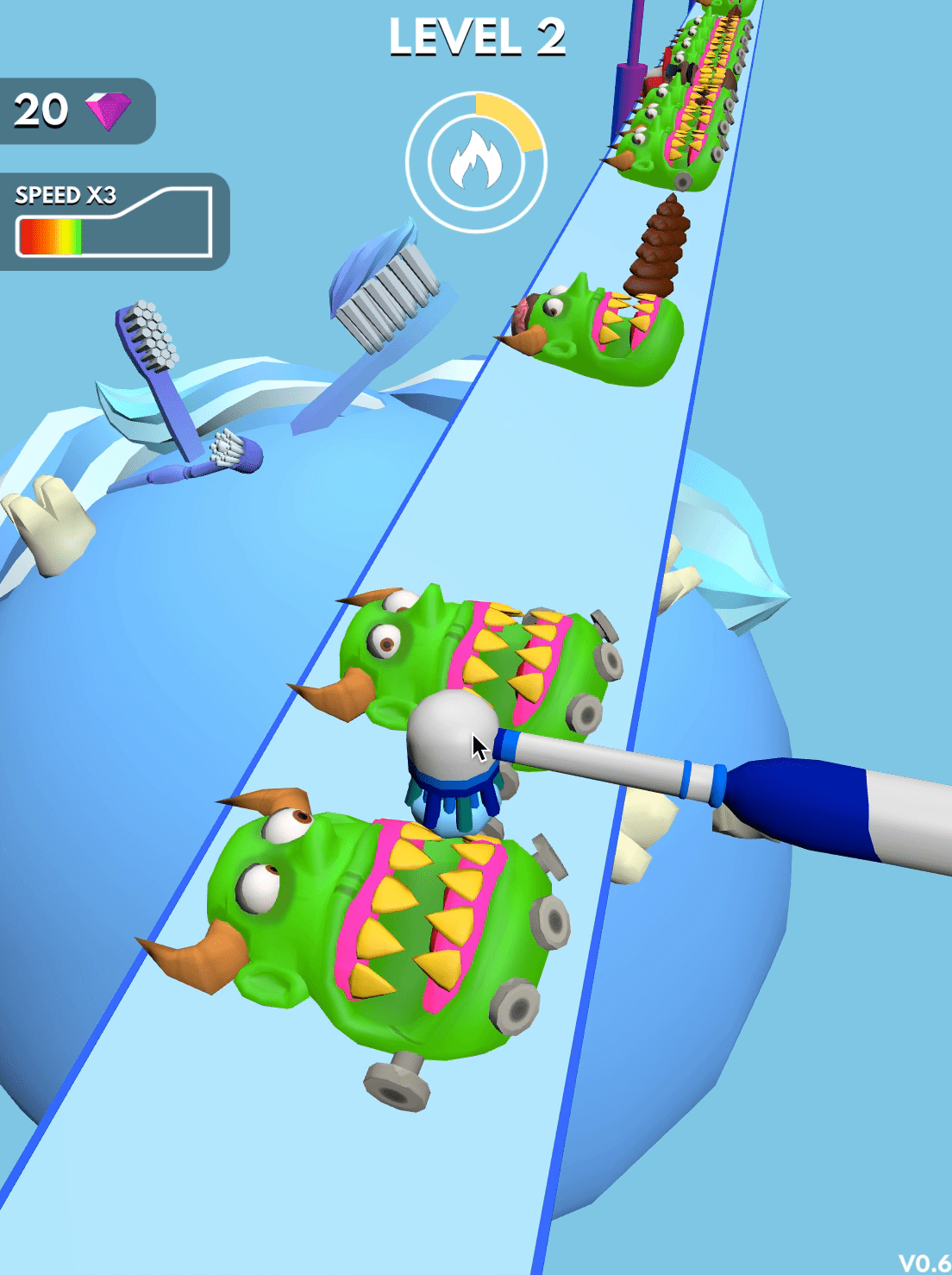 Teeth Runner! Screenshot 1 Teeth Runner! Screenshot 1