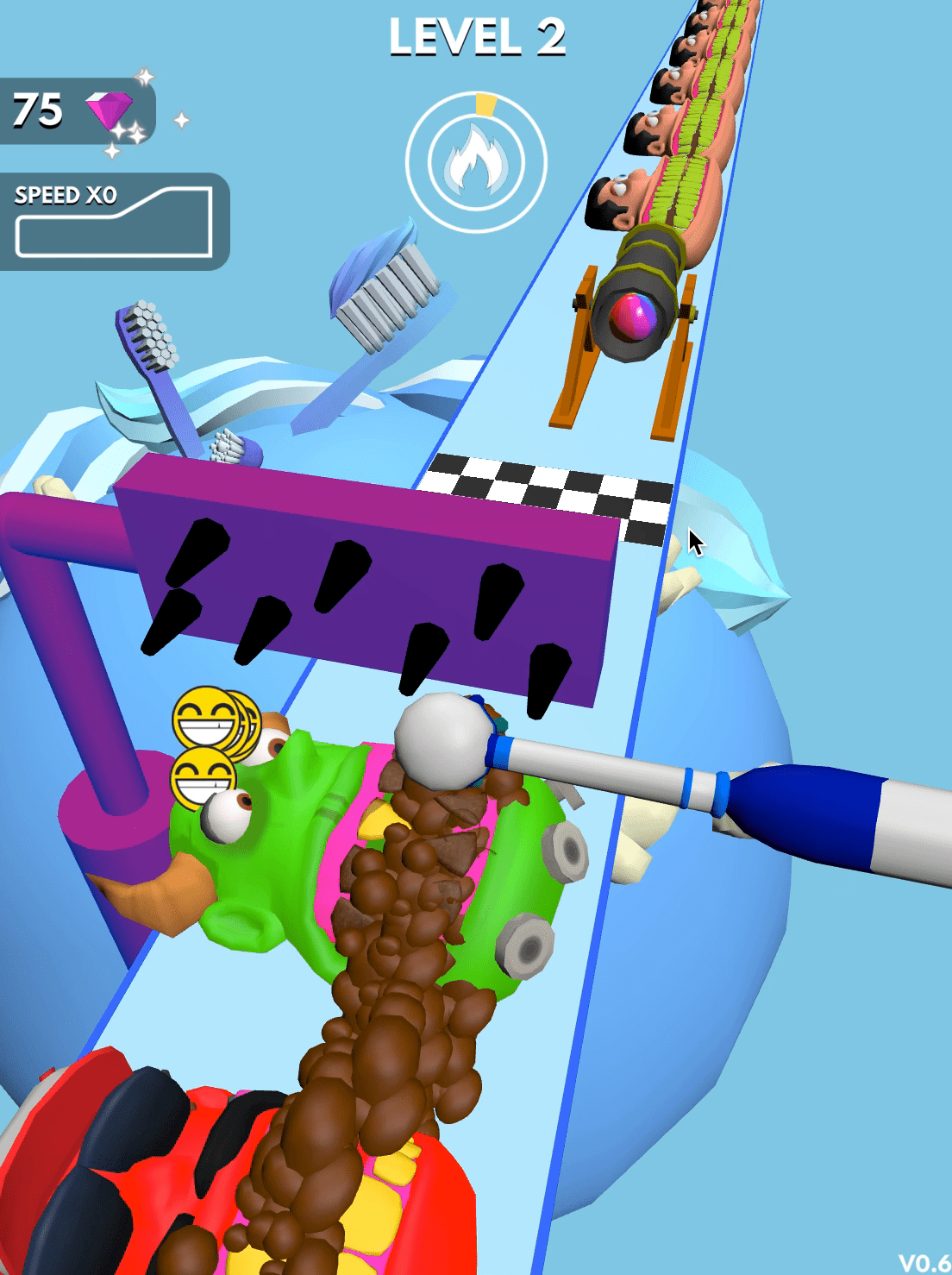 Teeth Runner! Screenshot 2 Teeth Runner! Screenshot 2
