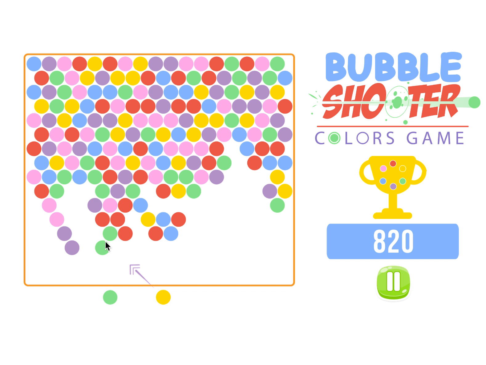 Bubble Shooter Colors Game Screenshot 2