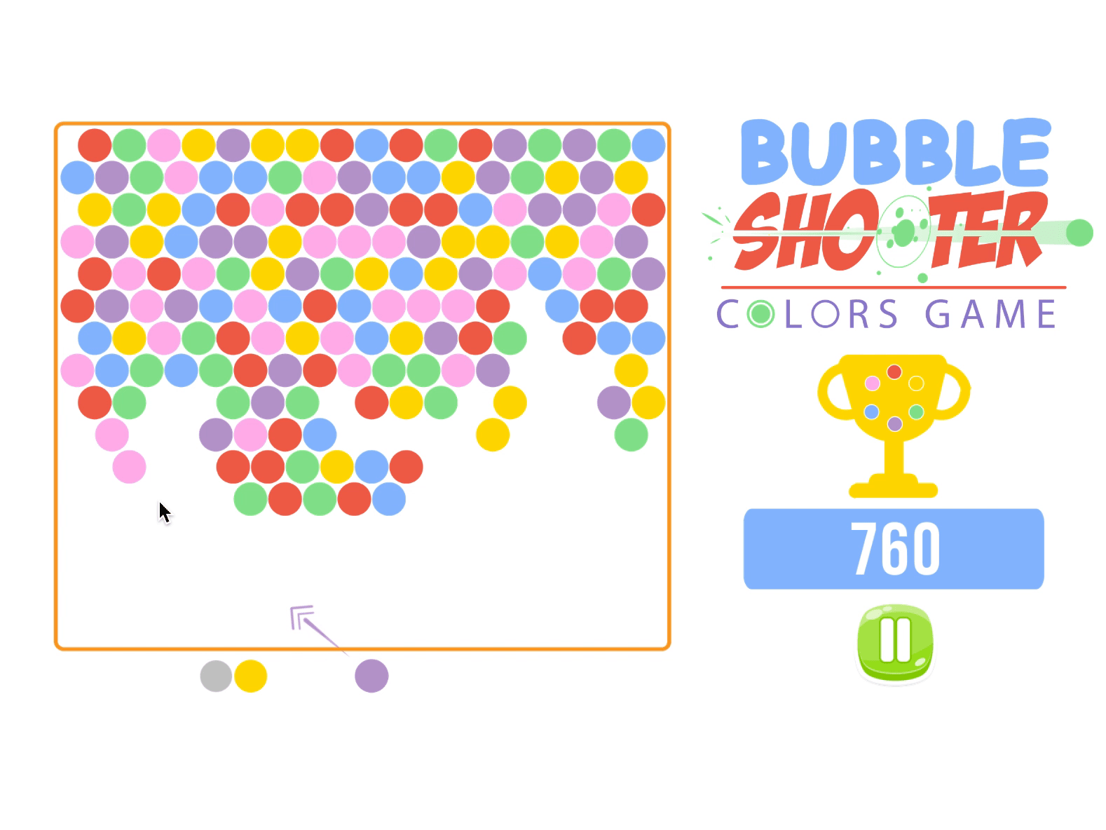 Bubble Shooter Colors Game Screenshot 3 Bubble Shooter Colors Game Screenshot 3