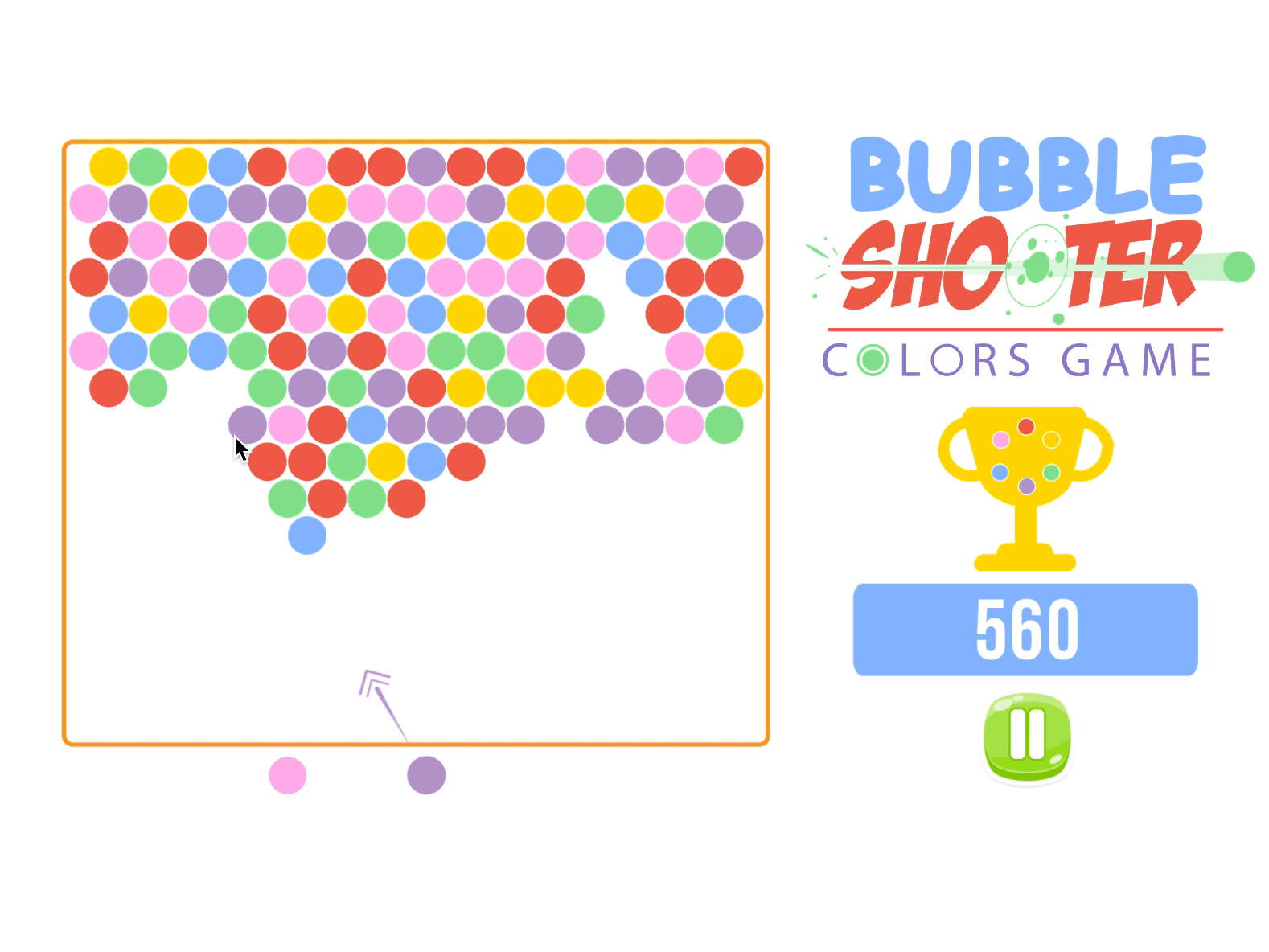 Bubble Shooter Colors Game Screenshot 4