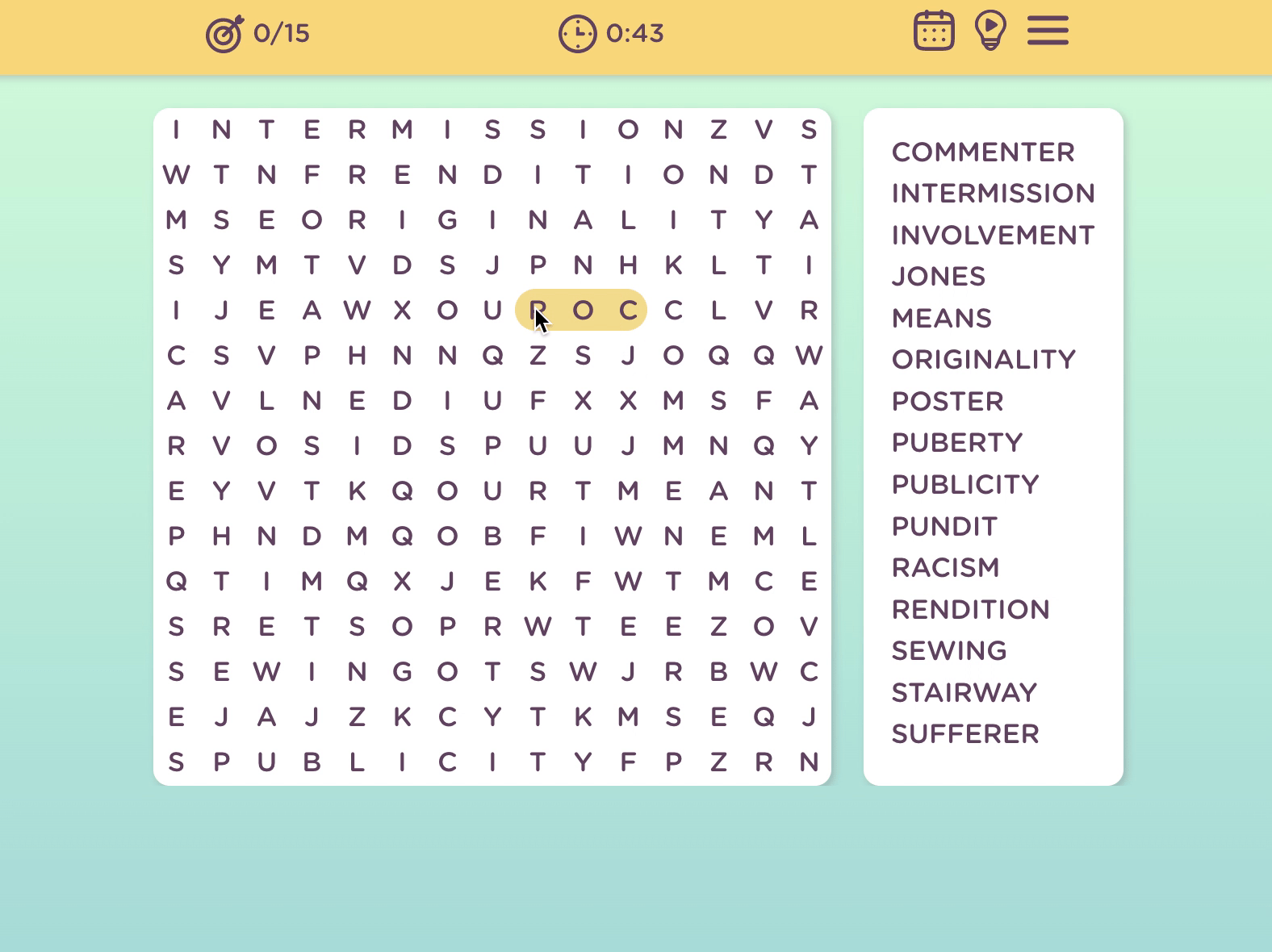 Word Search Screenshot 2