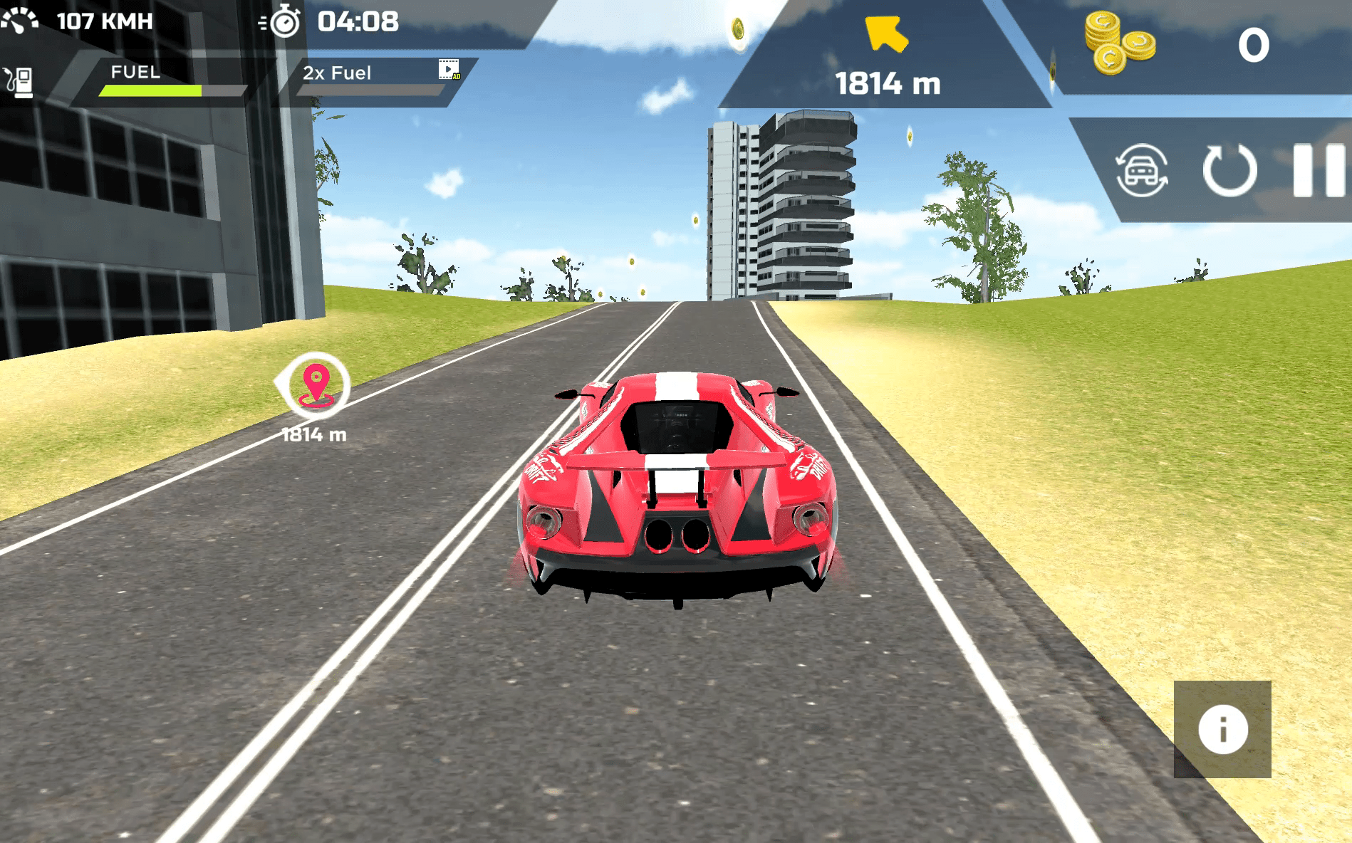 Real Sports Flying Car 3D Screenshot 1 Real Sports Flying Car 3D Screenshot 1