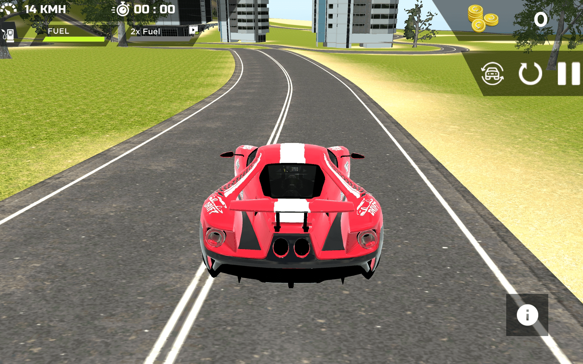 Real Sports Flying Car 3D Screenshot 10