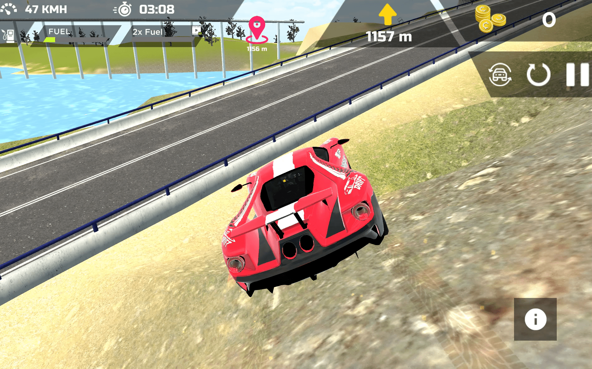 Real Sports Flying Car 3D Screenshot 3 Real Sports Flying Car 3D Screenshot 3