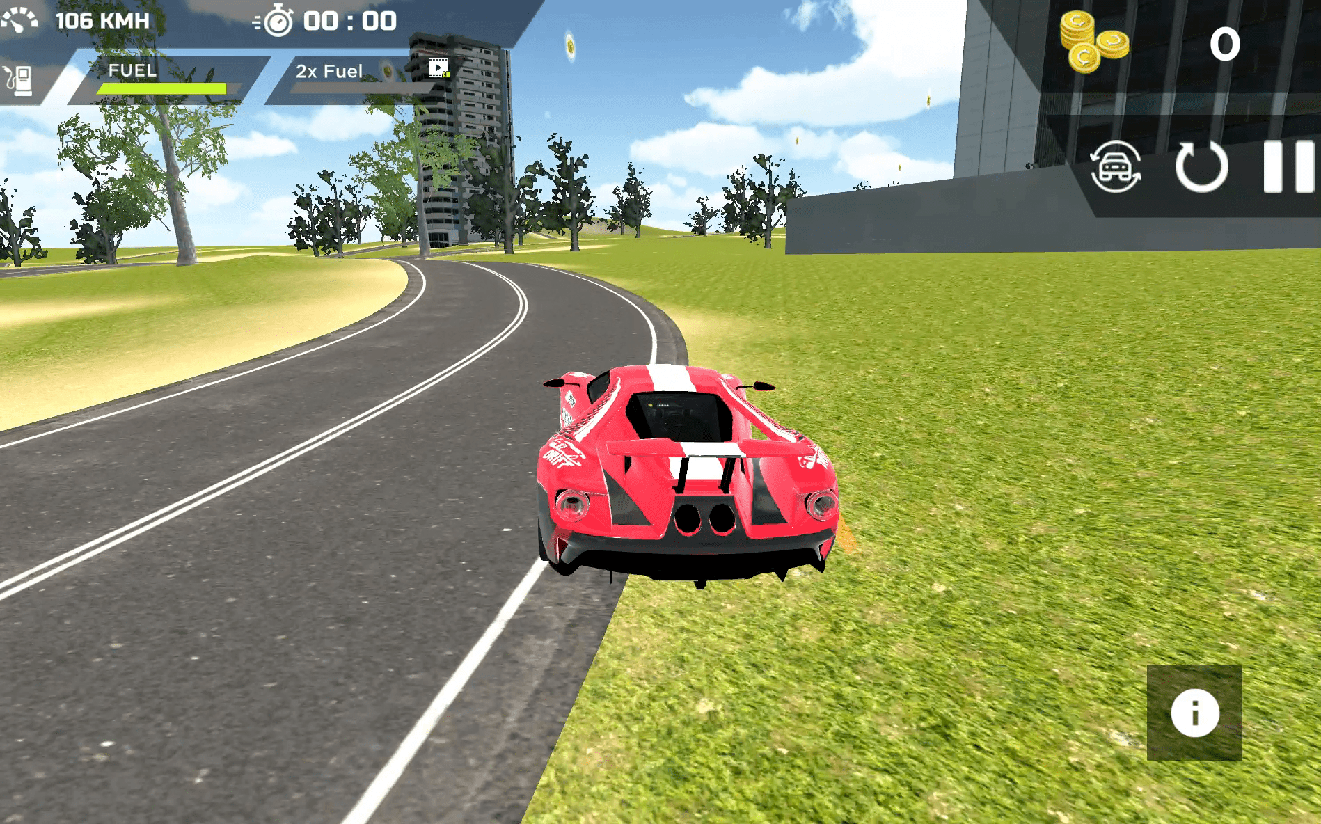 Real Sports Flying Car 3D Screenshot 4