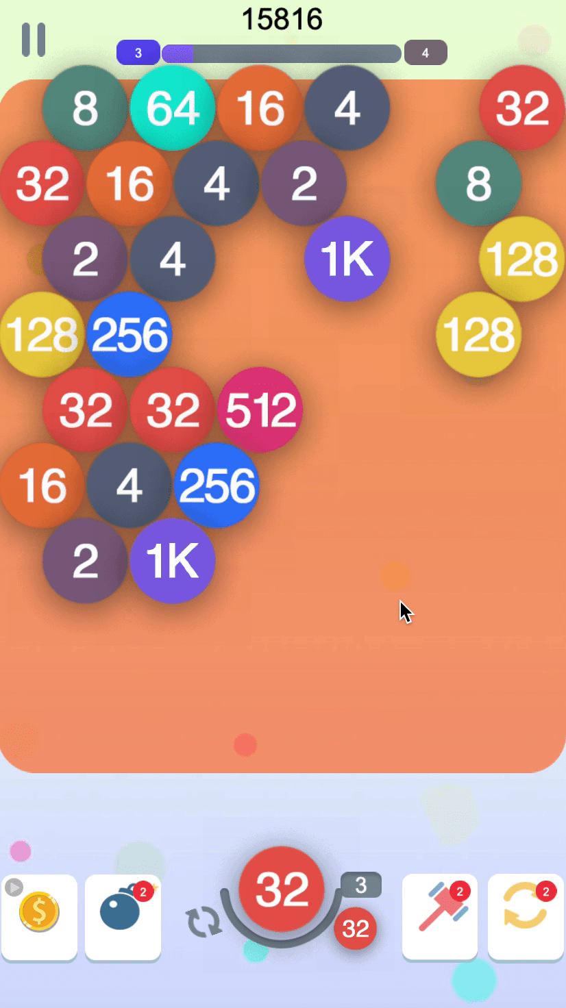 Bubble 2048 Screenshot 12