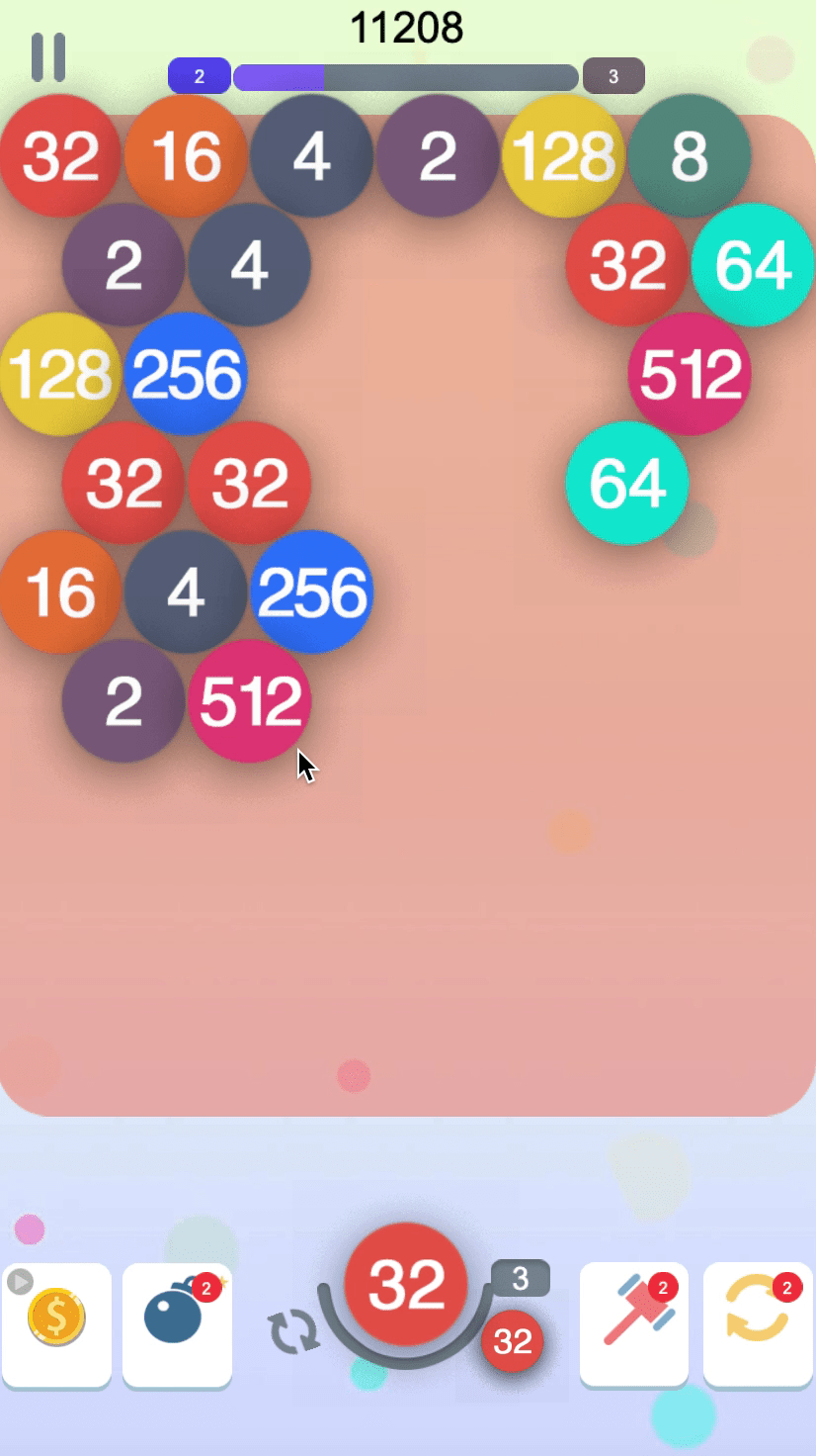 Bubble 2048 Screenshot 5 Bubble 2048 Screenshot 5