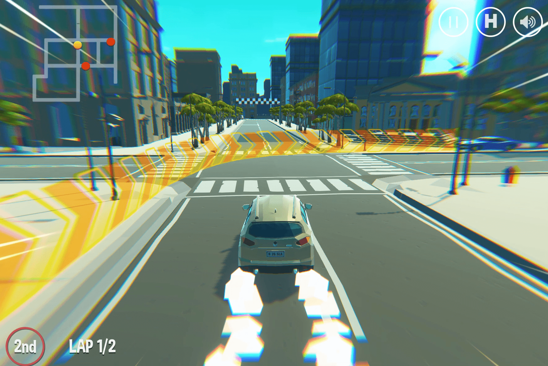 2 Player 3D City Racer Screenshot 13
