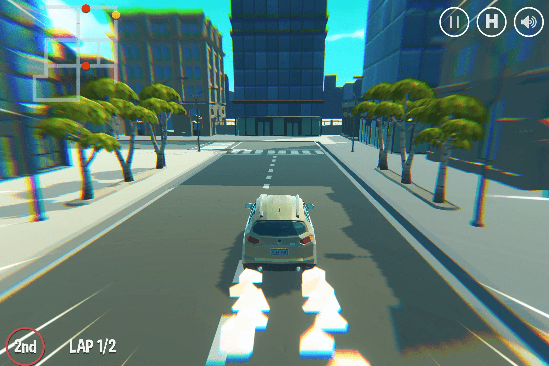 2 Player 3D City Racer Screenshot 14