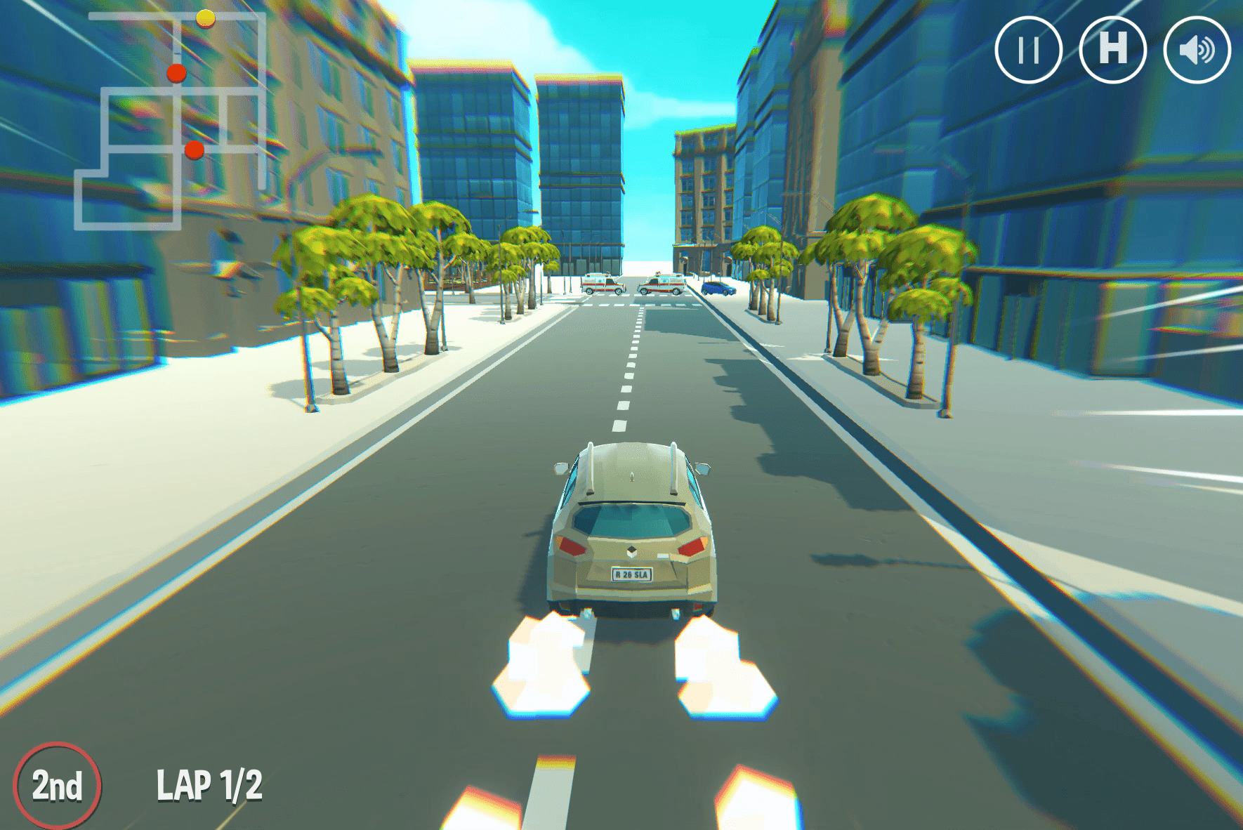2 Player 3D City Racer Screenshot 15 2 Player 3D City Racer Screenshot 15
