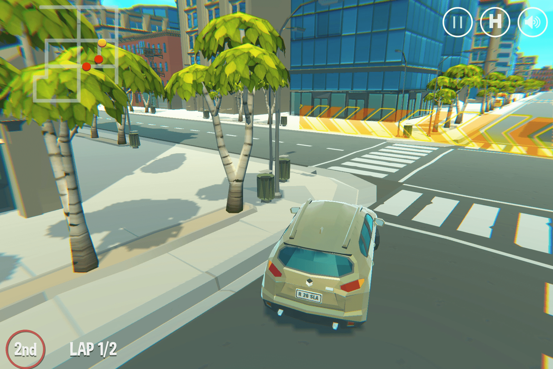 2 Player 3D City Racer Screenshot 6