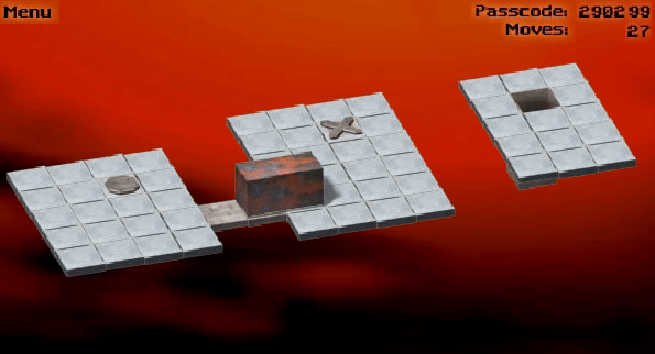Bloxorz Screenshot 1 Bloxorz Screenshot 1