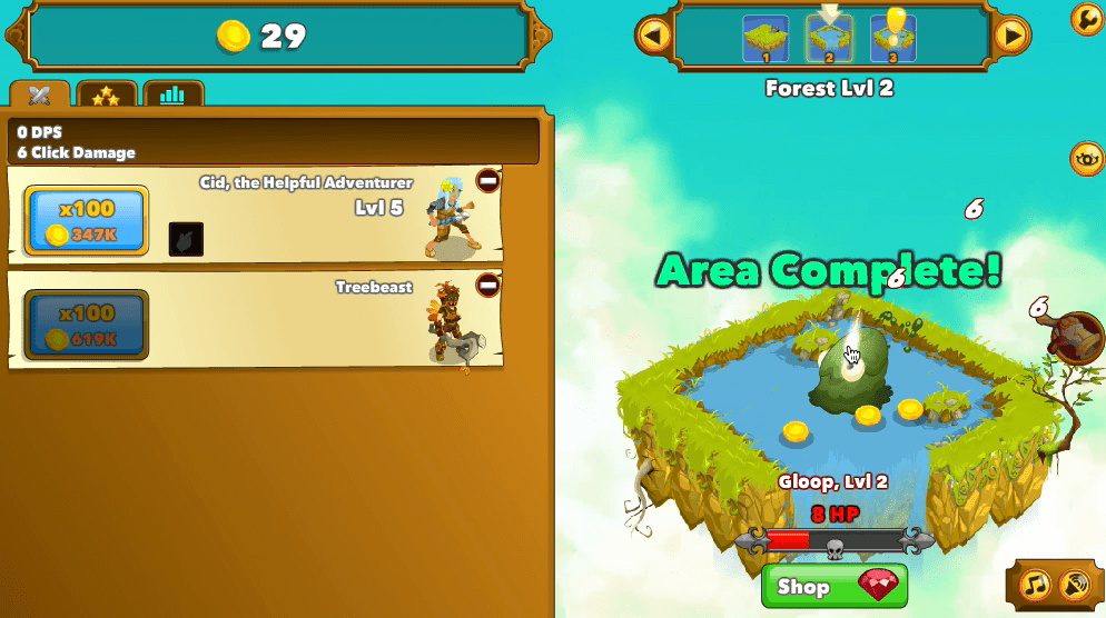 Clicker Heroes Screenshot 4 Clicker Heroes Screenshot 4