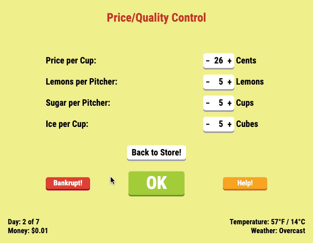 Lemonade Stand Screenshot 11 Lemonade Stand Screenshot 11