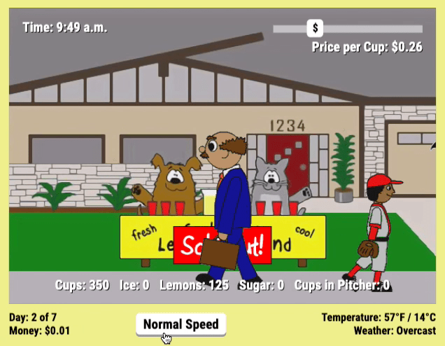 Lemonade Stand Screenshot 8 Lemonade Stand Screenshot 8