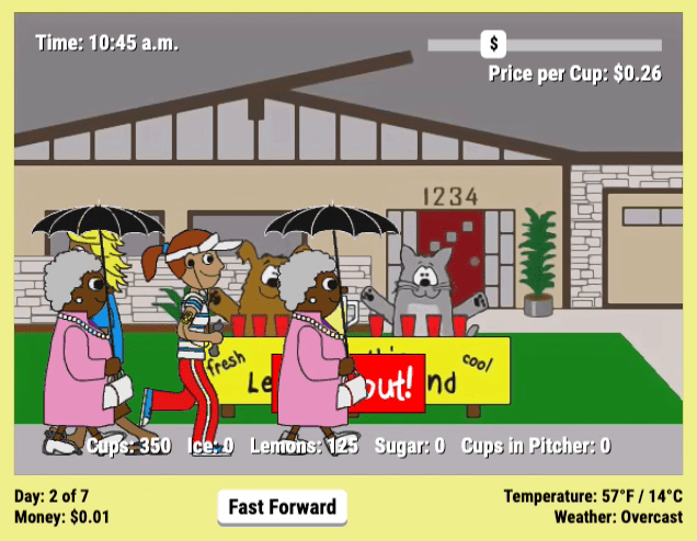 Lemonade Stand Screenshot 9 Lemonade Stand Screenshot 9