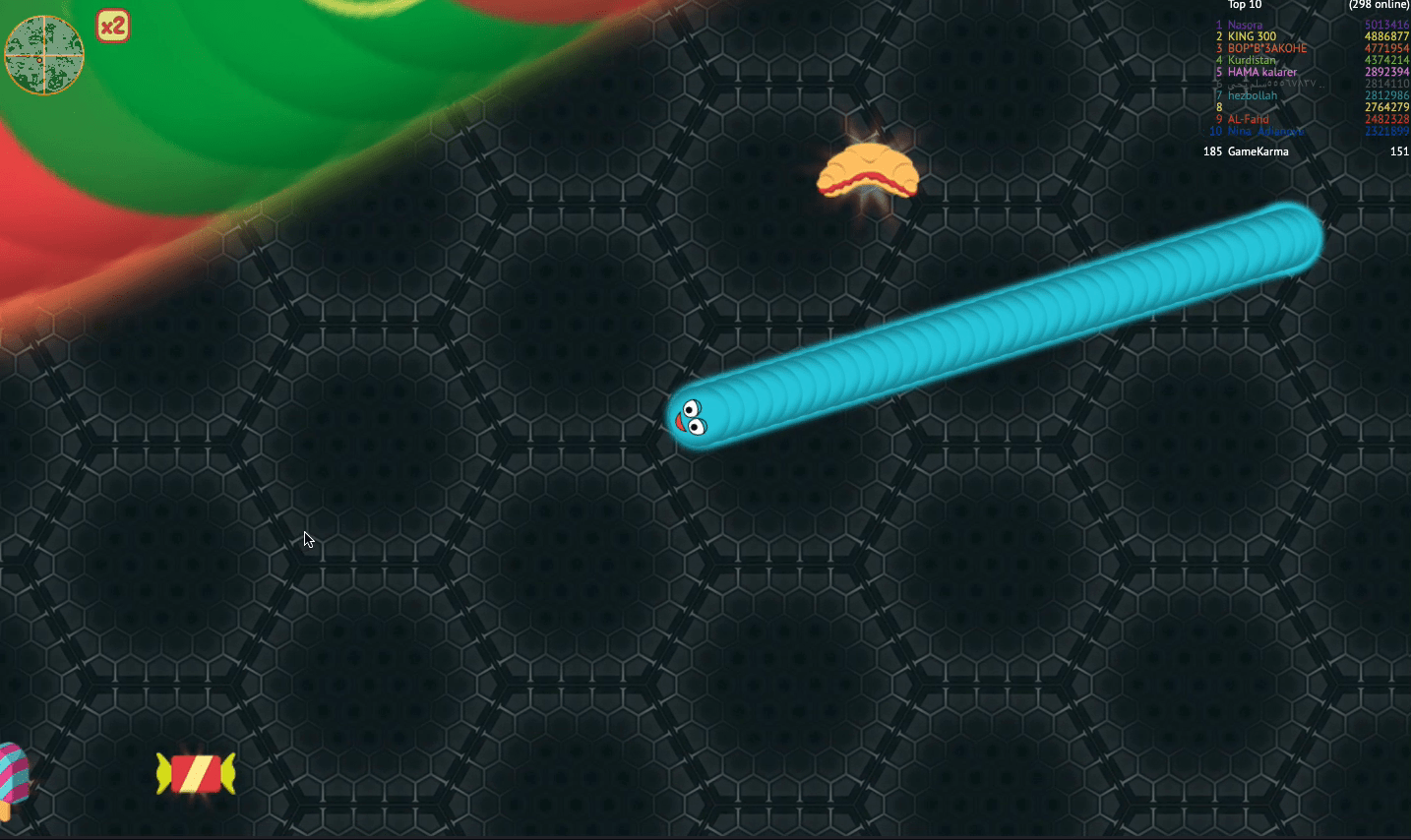 Wormate.io Screenshot 1 Wormate.io Screenshot 1