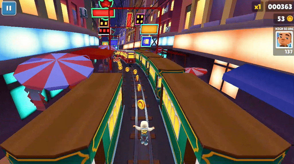 Subway Surfers Screenshot 5 Subway Surfers Screenshot 5