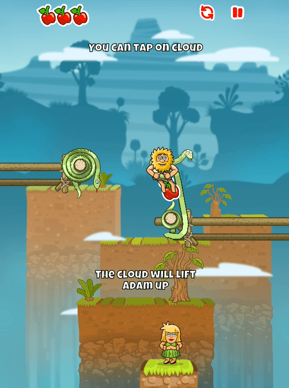 Adam and Eve: Cut The Ropes Screenshot 1