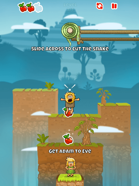 Adam and Eve: Cut The Ropes Screenshot 5 Adam and Eve: Cut The Ropes Screenshot 5
